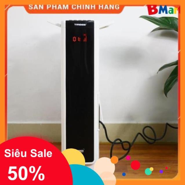 Máy sưởi dầu Tiross 11 thanh TS9212 | TS9213 | TS9215  | TS9218 - Có khiển [ Hàng chính hãng - BH 12 tháng ] NEW