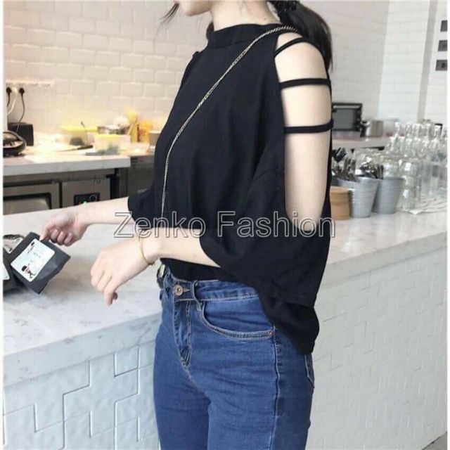 Áo 3 dây hở vai 7652_BYU