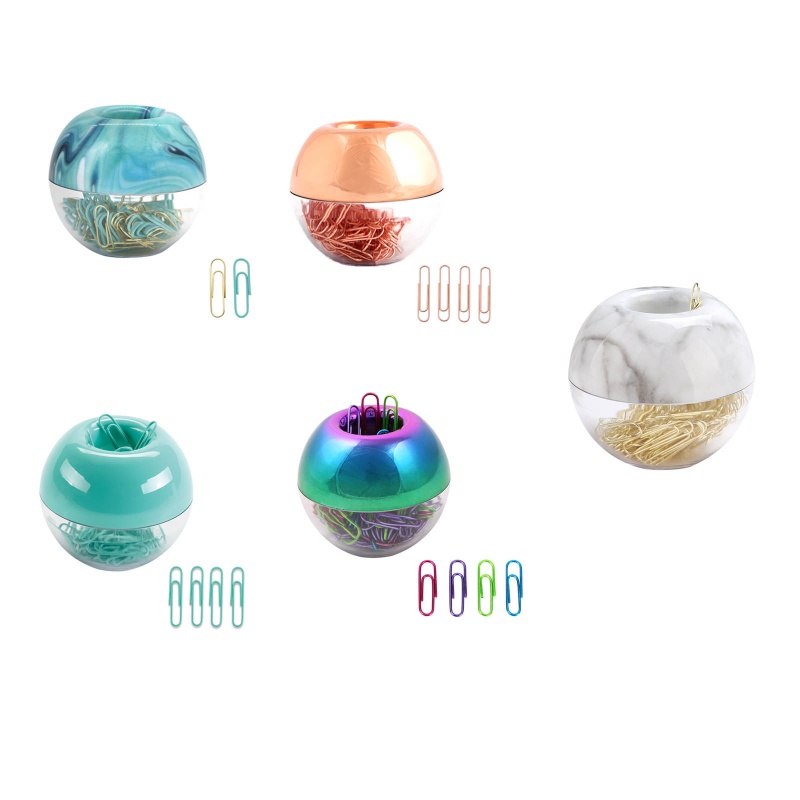 Giá Đỡ Kẹp Giấy Hình Tròn Từ Tính Thiết Kế Hiện Đại Tiện Dụng Cho Người Lớn Và Trẻ Em