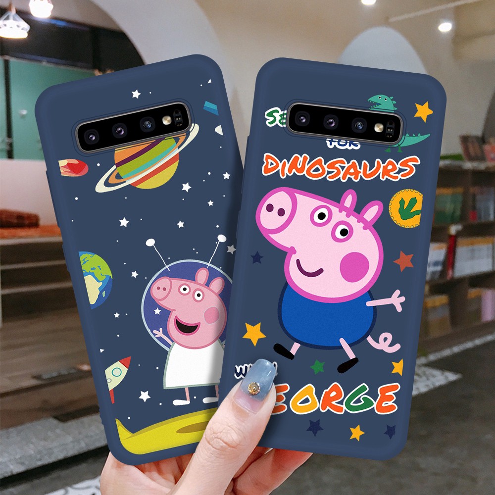Ốp lưng Samsung Galaxy S10E S8 S9 PLUS mẫu heo peppa | BigBuy360 - bigbuy360.vn