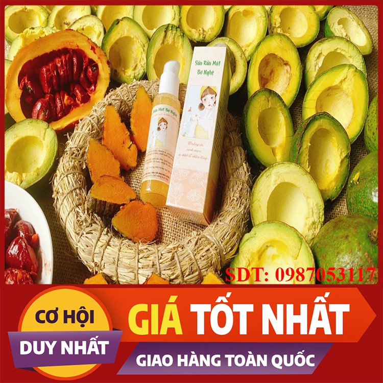 [Tặng mã 50k – FreeShip] Sữa Rửa Mặt Bơ Nghệ, Mộc Nhan Natural, Hết Mụn, Sáng Da, Giảm Thâm Nám, Tiemxuongrong | BigBuy360 - bigbuy360.vn