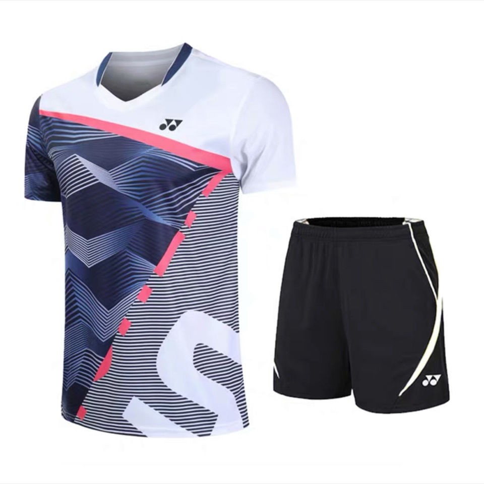 Quần áo thể thao✙▦☍Đồng phục cầu lông Yonex mới bộ quần áo nam và nữ, đùi, Y0NEX, đội, thể thao tùy chỉnh