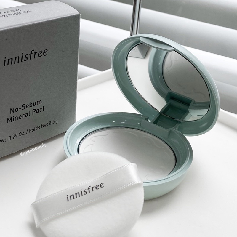 Phấn phủ dạng nén Innisfree No-sebum Powder Pact