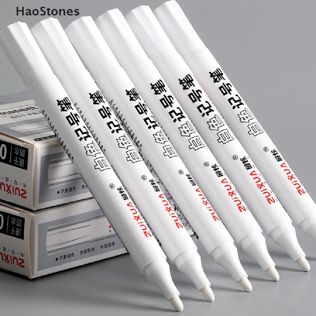Bút Gel Vẽ Graffiti Vĩnh Viễn Màu Trắng Chống Thấm Nước Thân Thiện Với Môi Trường
