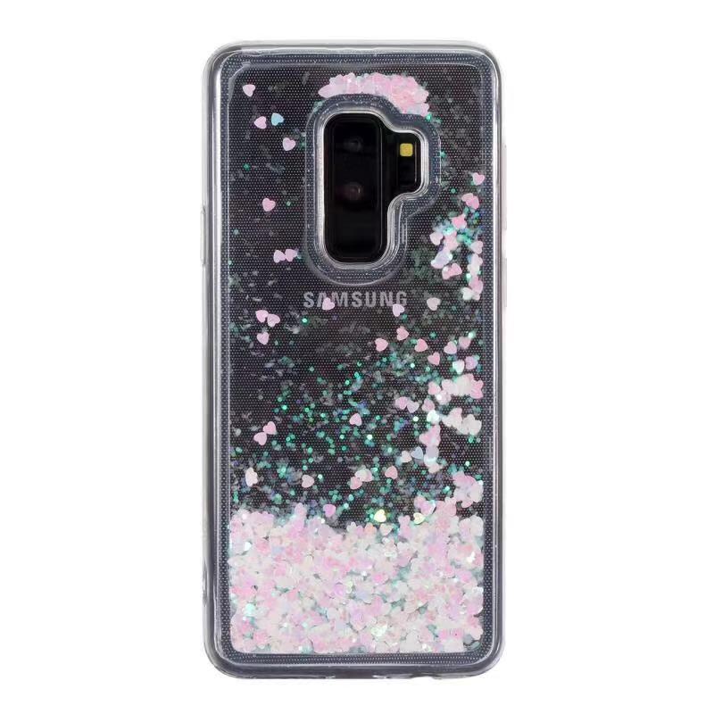 Ốp điện thoại TPU mềm trang trí kim tuyến nước đẹp mắt cho Samsung Note 5/J3 Pro/J5 Pro/J7 Pro