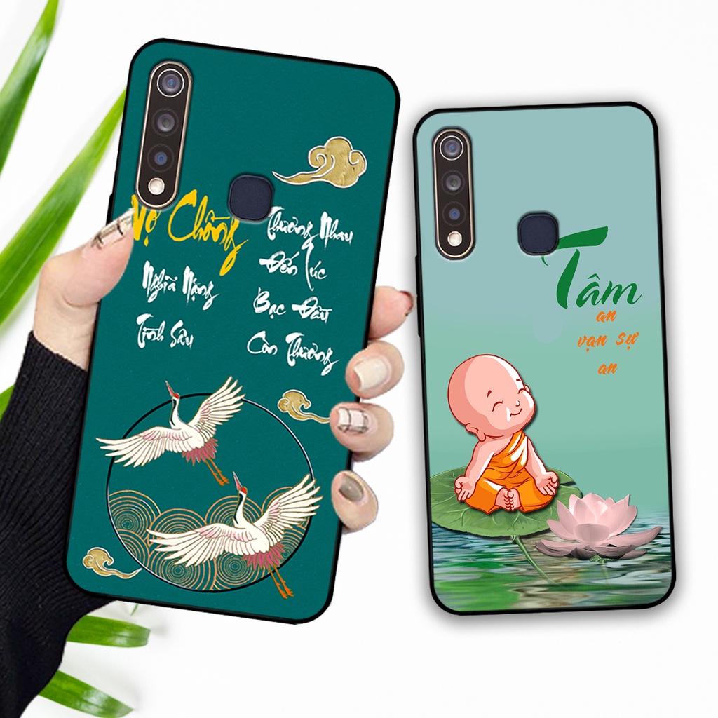 Ốp lưng Vivo Y19 - Vivo U3 in hình phong cách chữ thư pháp cha mẹ, tài lộc