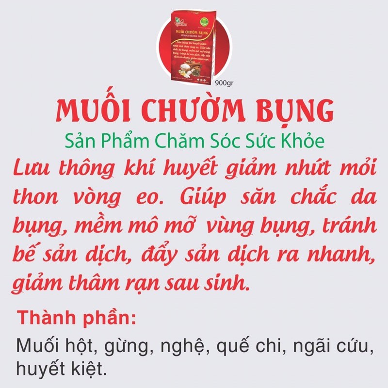 Muối Chườm giảm mỡ bụng Tĩnh Nghi