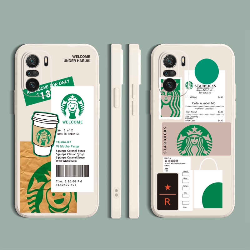 Ốp Điện Thoại Silicon Mềm Hình Starbucks Mcdo Starbucks Cho Xiaomi Redmi Note 10 Pro 9s Remdmi 9a 9c Poco X3 Nfc M3 Pro 5g Redmi10