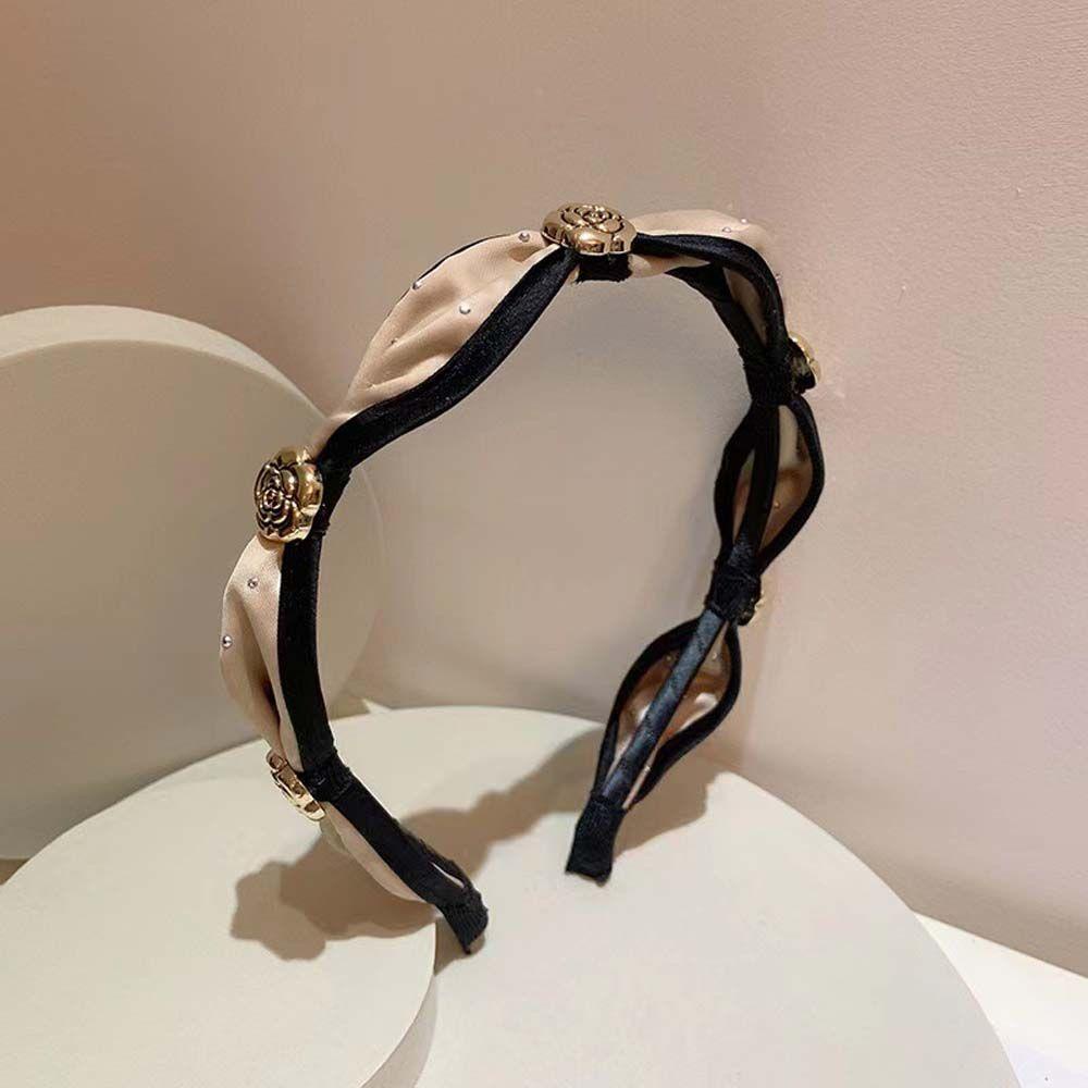 IVORY Băng Đô Cài Tóc Đơn Giản Ngọt Ngào Phong Cách Hàn Quốc Cho Nữ