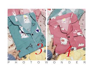 Bộ pijama ngắn so cute (ảnh thật)