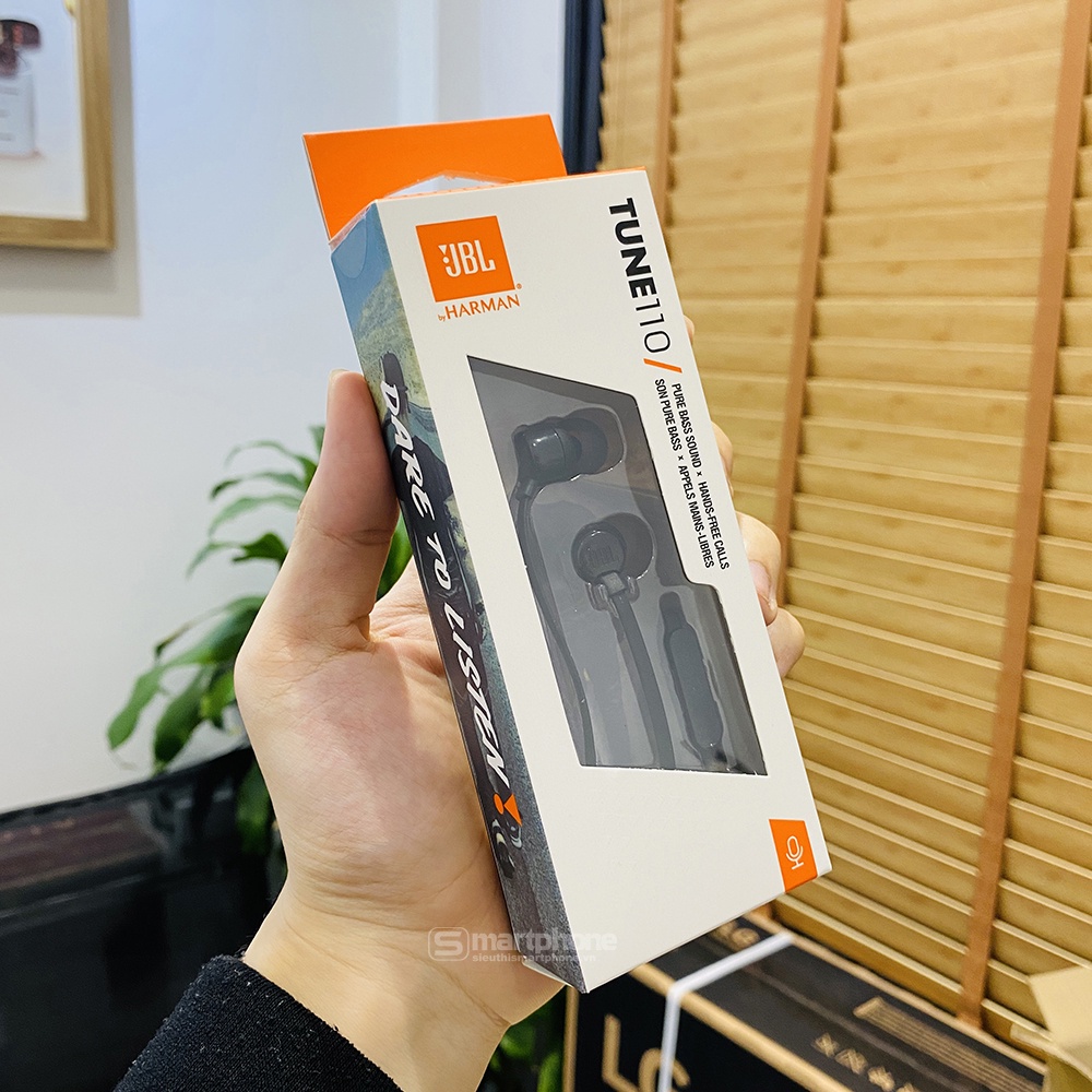 Tai nghe có dây jack 3.5mm chính hãng JBL Fullbox mới 100% bảo hành 12 tháng