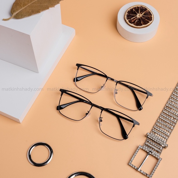 Gọng Kính Cận Hợp Kim Shady Unisex G2312 Nhiều Màu