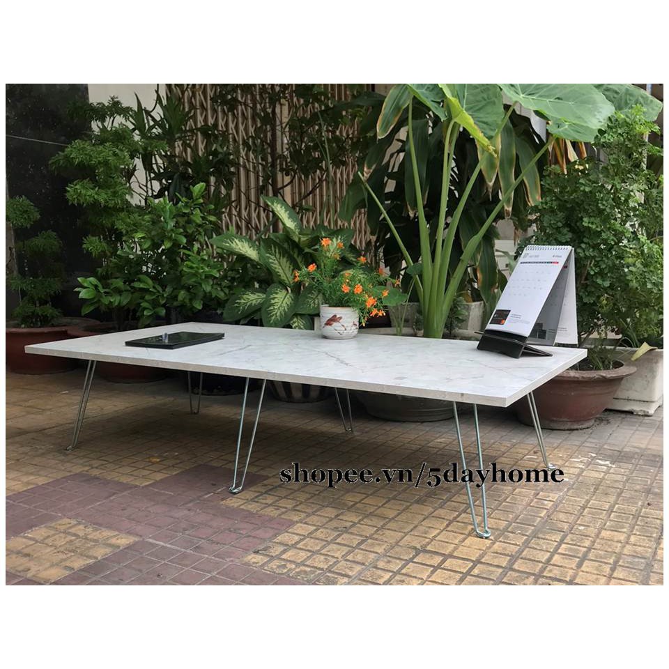 Bàn Ăn Gấp Gọn Ngồi Bệt Giả Đá Sang Trọng