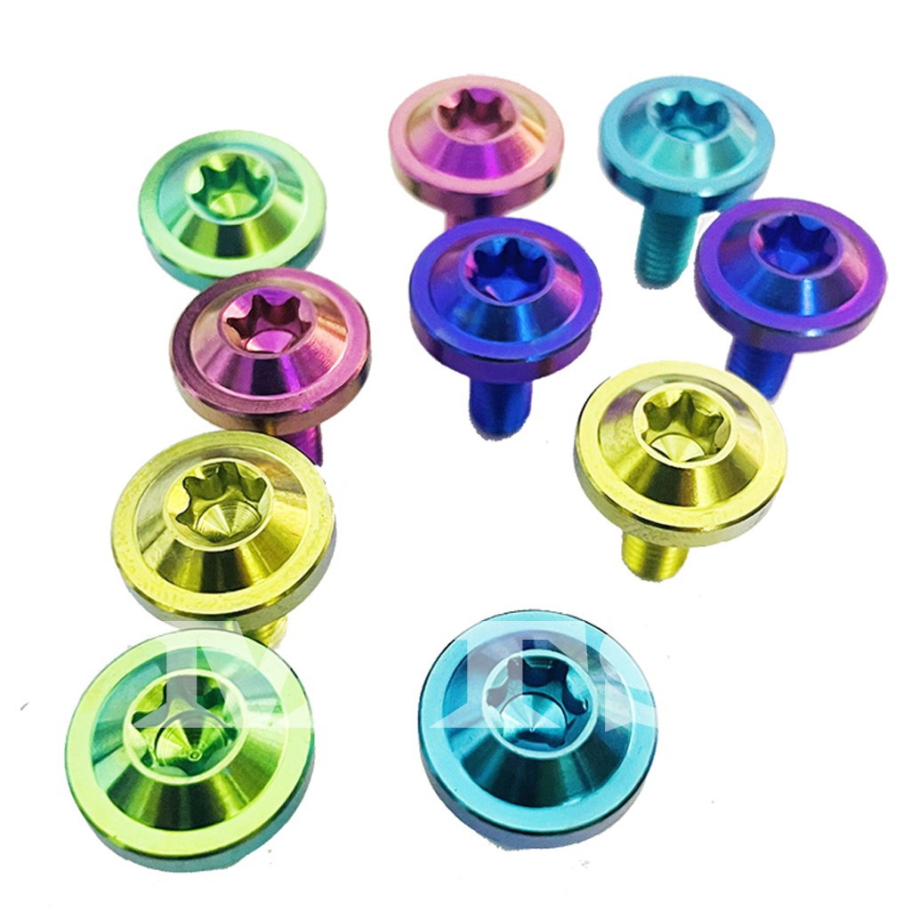 ỐC TITAN GR5 6li15 Dù To Dày Gắn Ốp Pô Dè Ex, Dàn Áo....-MTS