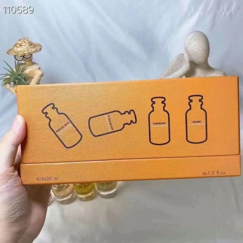 Set hộp chai nước hoa LV có vòi phun dung tích số lượng tùy chọn