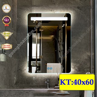 [ giá sỉ ] gương led cảm ứng phòng tắm cao cấp - guonghoangkim KT:40X60 CM