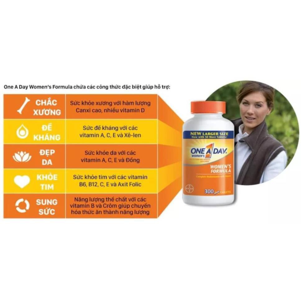 Vitamin Tổng hợp Cho Nữ One A Day Women's Multivitamin 300 viên | BigBuy360 - bigbuy360.vn