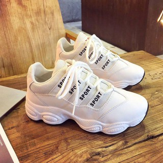 Giày thể thao nữ Hàn quốc sport trắng - Ảnh thật