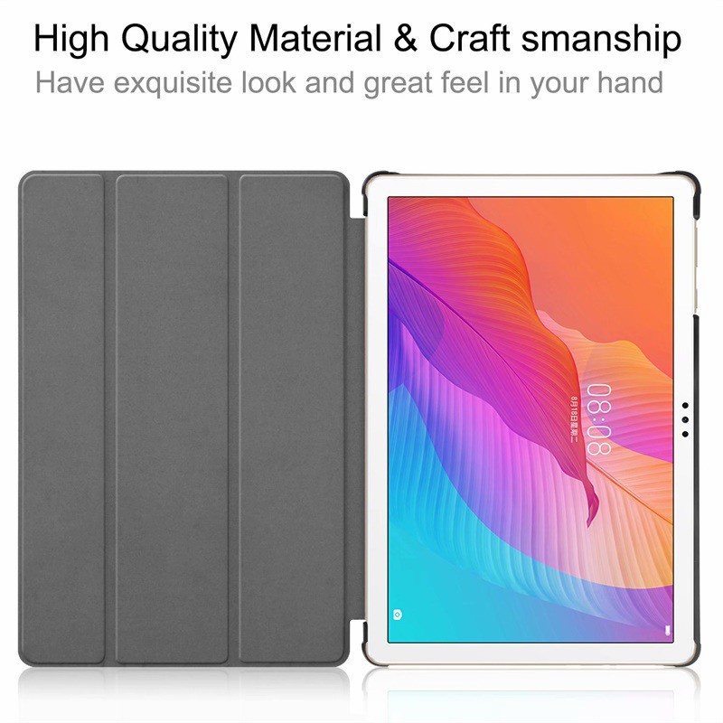 Bao Da Cho Huawei MatePad T10s 10.1 Inch / T10 9.7 Inch AGS3-L09 / AGS3-W09 Máy Tính Bảng Hỗ Trợ Smart Cover
