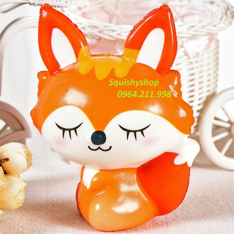 squishy cáo hồ ly dễ thương ( nhiều màu  )