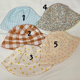 nón bucket 2 mặt cho bé