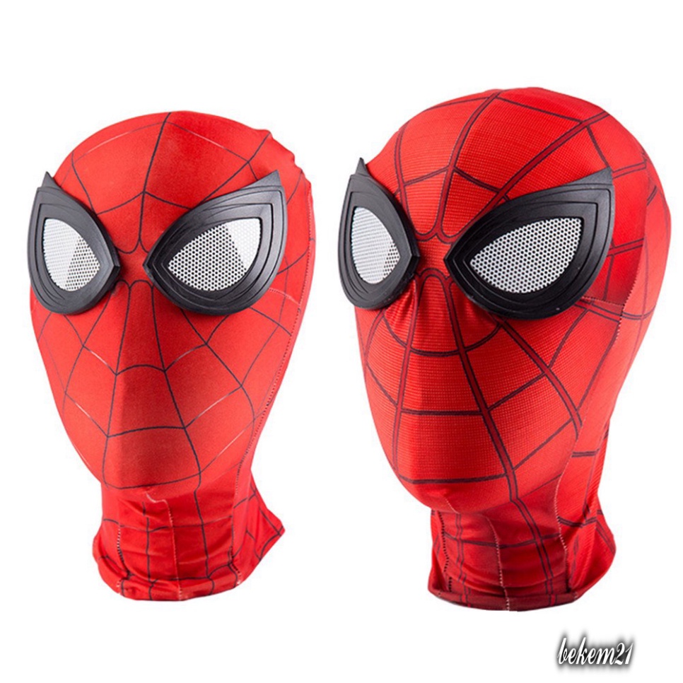Mặt nạ hóa trang VẢI TRÙM ĐẦU SpiderMan Người Nhện ĐỎ và găng tay Nhện đồ chơi hóa trang Avengers Cosplay Halloween sinh