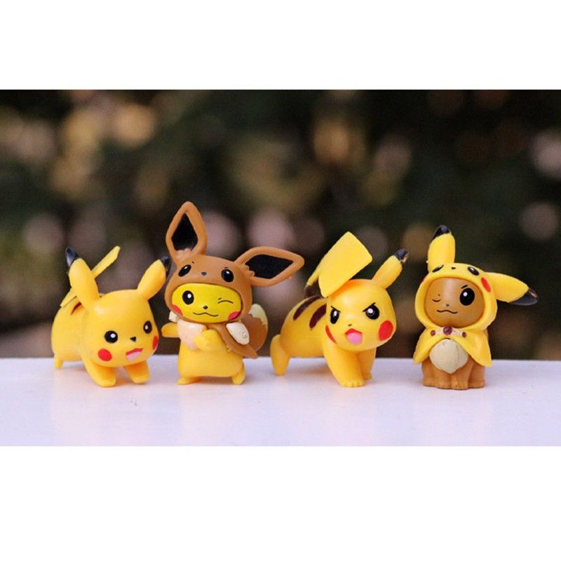 Set 8 mô hình nhân vật pokemon mini siêu cute