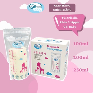 Túi Trữ Sữa GB Baby 250ml ( Hộp 50 Túi) Date mới nhất
