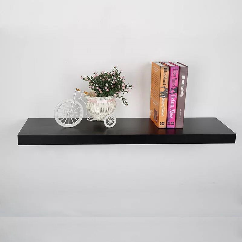 Bộ 1 kệ treo tường dài 60cm sâu 20cm Gỗ Lõi Xanh Chống Ẩm + Tặng Phụ Kiện Lắp Đặt.