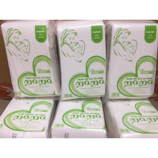 Combo 5 bịch khăn khô đa năng Mama gói 300 tờ