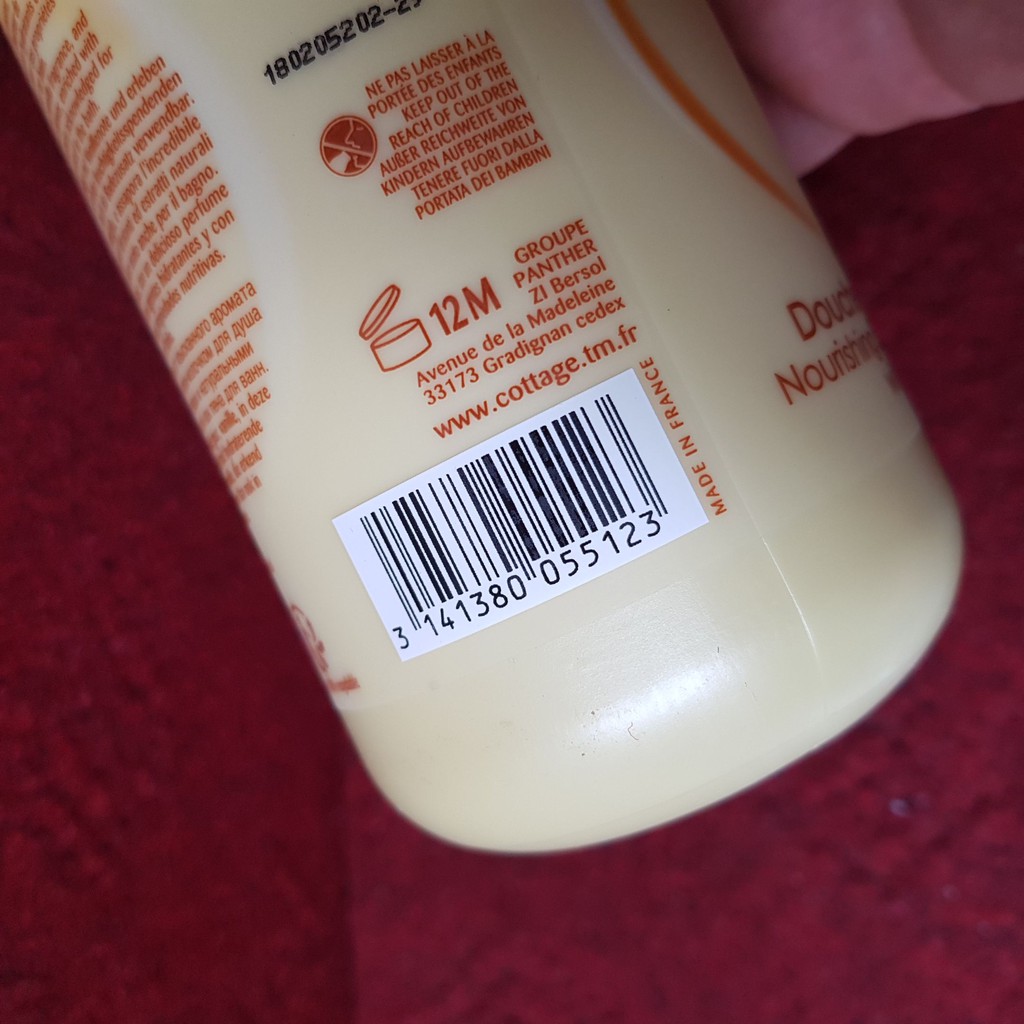 Sữa Tắm Cottage 750ml Pháp - Hàng Chính Hãng