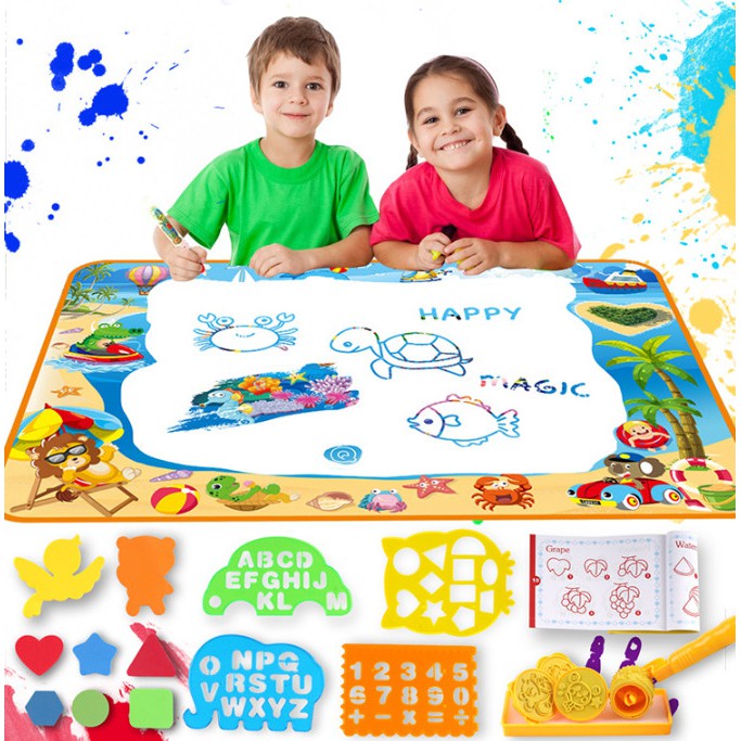 Water Drawing Mat - Tạo Cảm Hứng Nghệ Thuật Cho Bé - Home and Garden