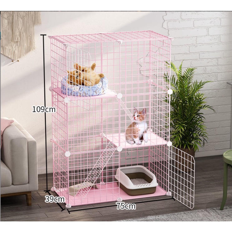 Combo lồng cho thú cưng hiện đại đủ màu sắc