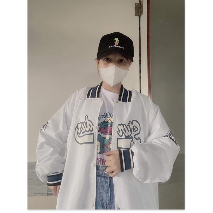 Áo Khoác Bomber Unisex Nam Nữ Form Rộng In Chữ Siêu Chất, Siêu Ngầu Cực Hot - NGỌC HÂN FASHION