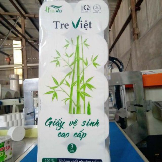 Giấy vê sinh cao cấp Tre Việt loại đẹp 1,5kg