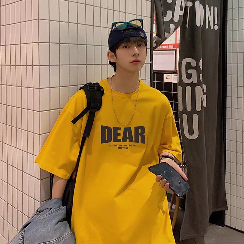 Áo Thun Tay Ngắn In Chữ M-8XL Thời Trang Cho Nam