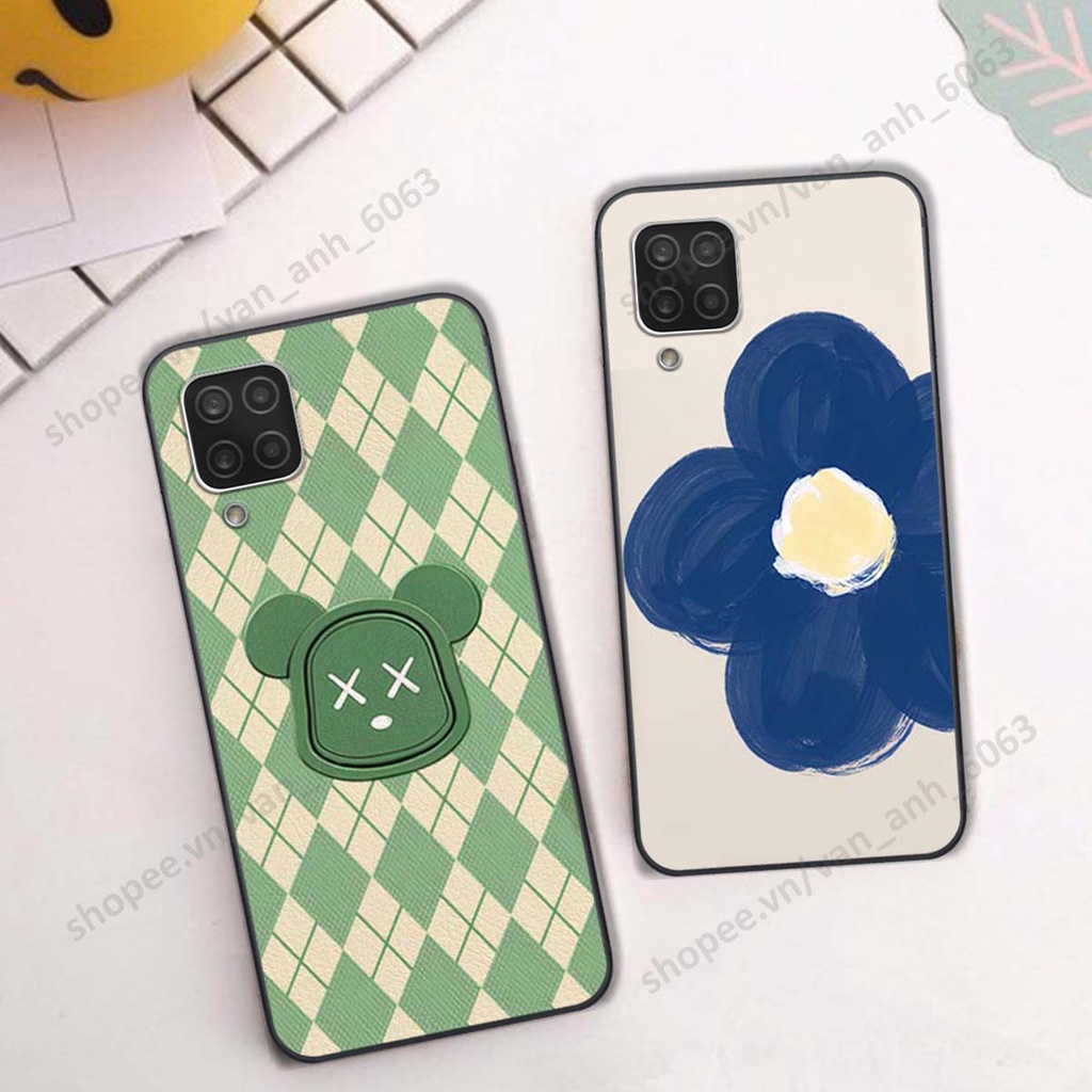 Ốp lưng Samsung A20 / A30 in hình hoa, gấu rich bear nghệ thuật, thời trang