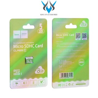 Thẻ nhớ microSDHC Hoco 8GB Class 10 75MB/s (Xanh lá)