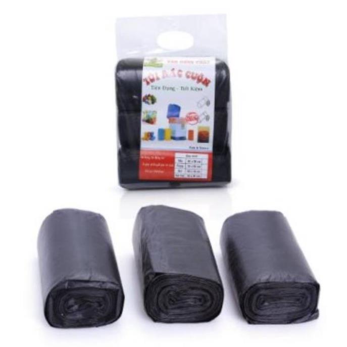 Túi Rác Tự Phân Hủy - Bao Rác Đen Kích Thước Lớn 55*65 cm