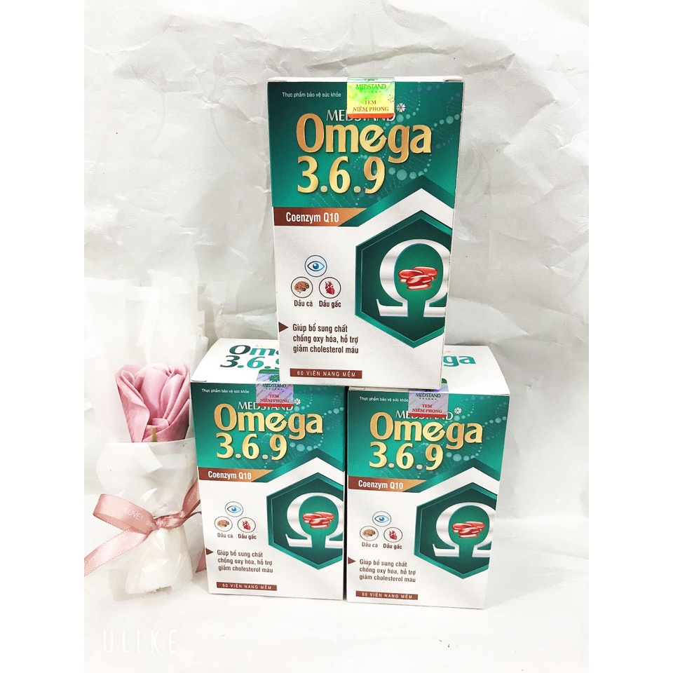 Viên bổ mắt OMEGA 3.6.9, giúp sáng mắt, cải thiện thị lực, giảm mỡ máu và giảm nguy cơ xơ vữa động mạch