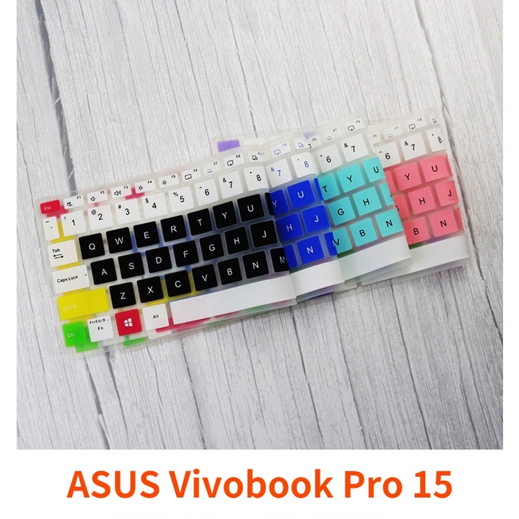 Miếng Silicone Bọc Bàn Phím Chống Bụi Cho ASUS Vivobook Pro 15 OLED K3500 M3500 15.6 inch 2021