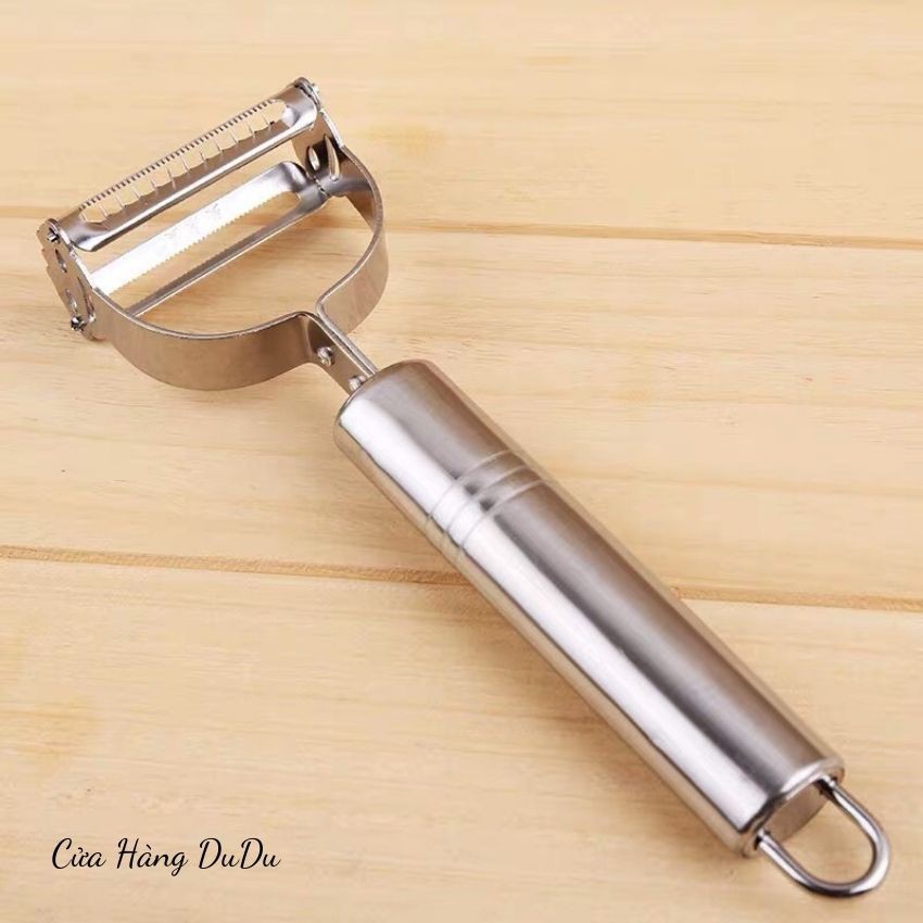 🌻 Nạo Sợi Inox Đa Năng 2in1  Nạo Củ Quả 2 Đầu Inox Siêu Bền NC5031 🌻