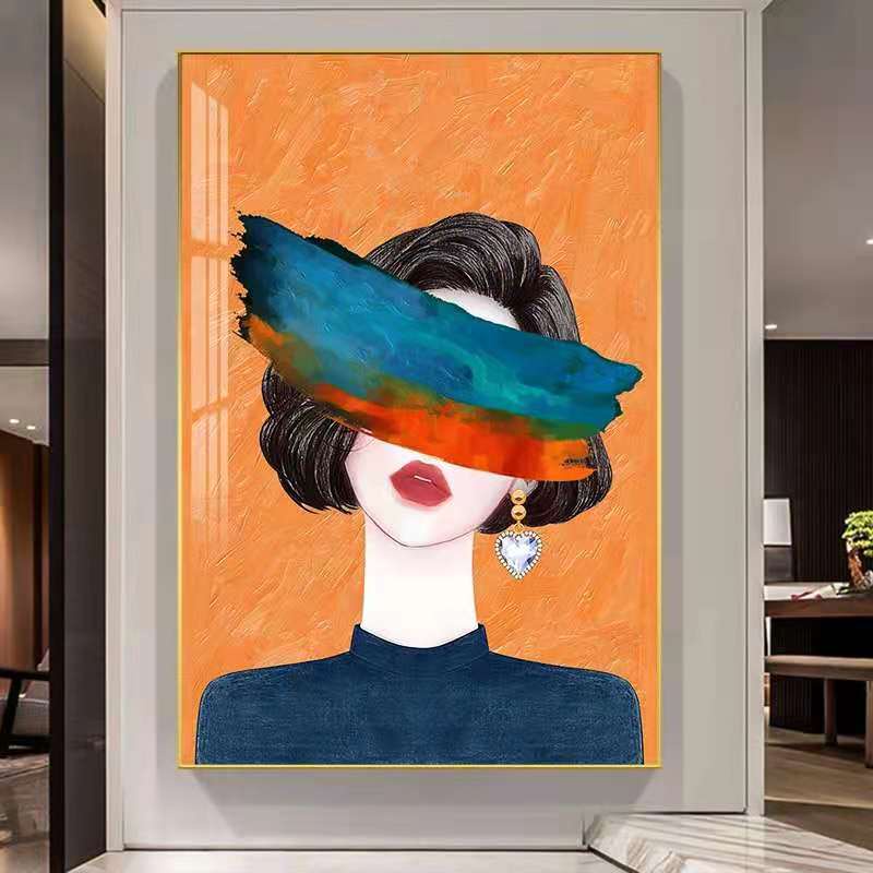 DROFE Tranh tự tô treo tường trang trí phòng khách/ salon làm đẹp/ phòng khách kích thước 40x50cm