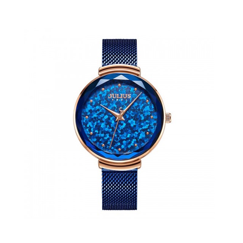 Đồng Hồ Nữ JA-1189C Julius Hàn Quốc Dây Thép