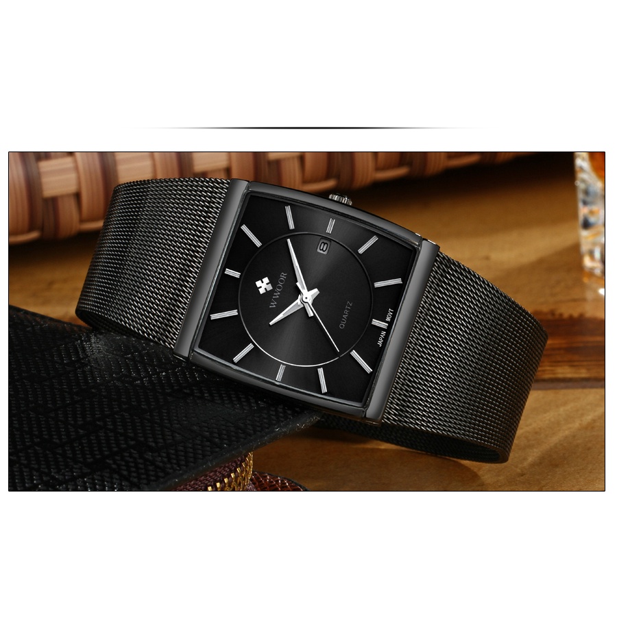Đồng Hồ Chống Thấm Nước Wwoor Kiểu Dáng Sang Trọng - 8831