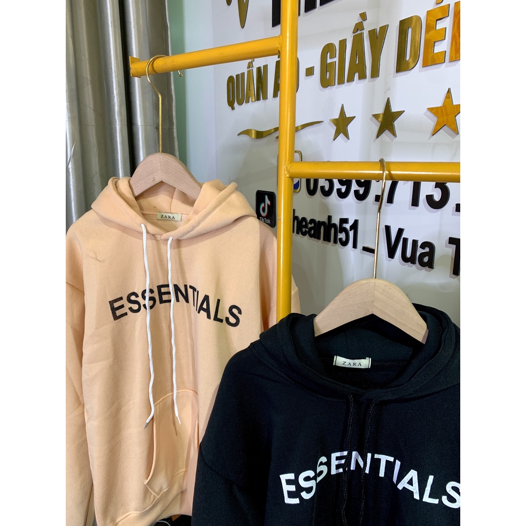 [Mã SRBACK010912 hoàn 20K xu đơn 50K] ÁO HOODIE ESSENTIA , HOODIE NỈ BÔNG ( Gía Chỉ 99k) kèm ảnh thật | BigBuy360 - bigbuy360.vn
