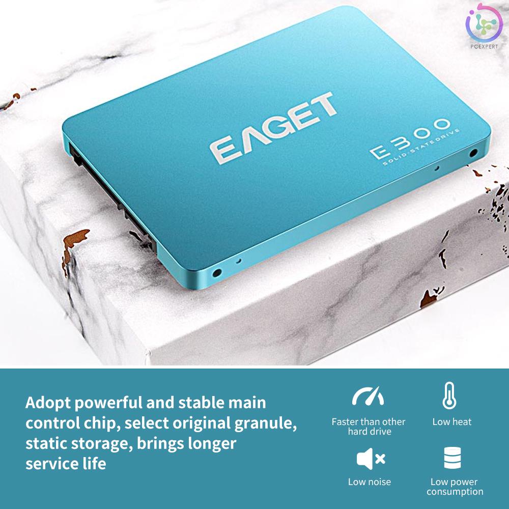 EAGET E300 SSD 2.5inch SATA 3.0 120GB Solid State Drive High Speed Reading Writing SSD for Laptop Desktop Computer