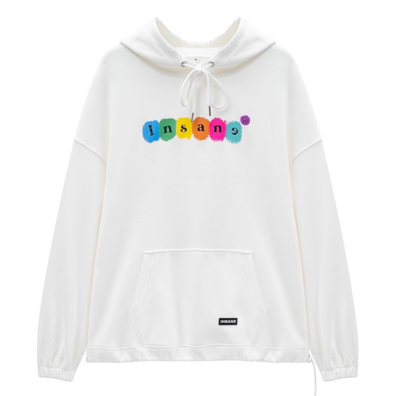 [Áo hoodie Insane®] Crayon Hoodie - màu Trắng | WebRaoVat - webraovat.net.vn