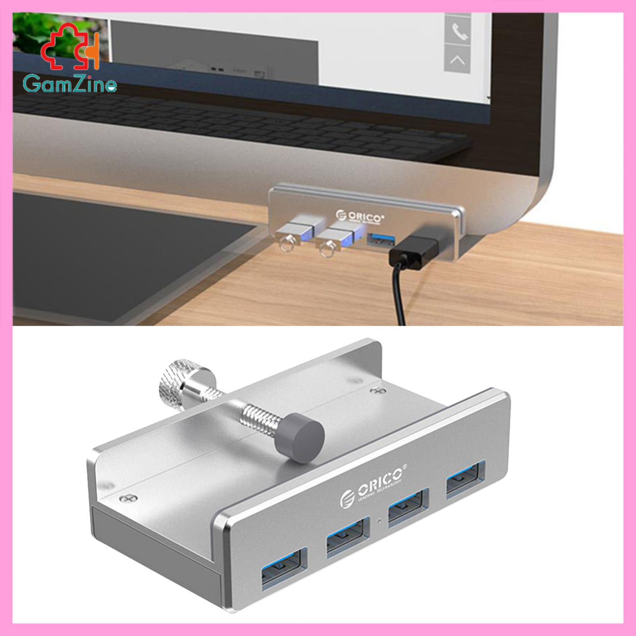 Bộ Chia 4 Cổng Usb 3.0 Gamzuine Bằng Nhôm Mh4Pu | BigBuy360 - bigbuy360.vn