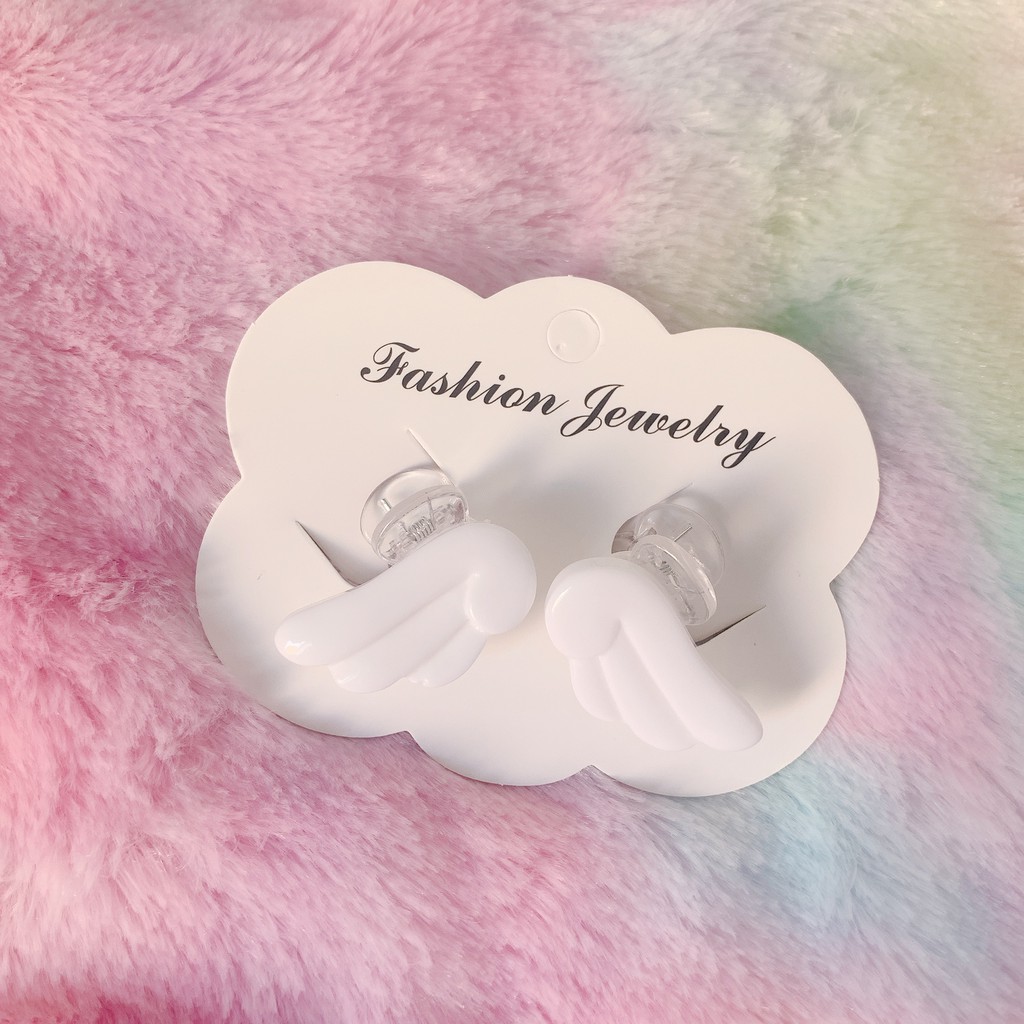 Kẹp Tóc Tự Làm Hình Đôi Cánh Mềm Nhỏ Dễ Thương Cho Bé Gái y2k